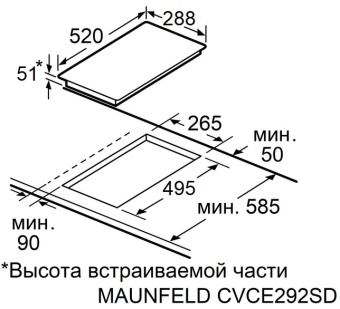 Детальное фото товара: Maunfeld EVCE292SDPBK