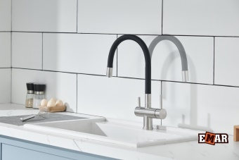Детальное фото товара: Emar EC-3015, смеситель, сатин