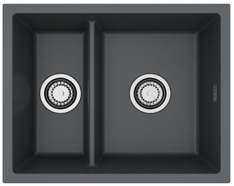 Детальное фото товара: ALVEUS OMNI 50 GRANITAL DEEP BLACK-G90, мойка, гранит, темно-черный (в комп. с сифоном 1150202)