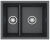 Детальное фото товара: ALVEUS OMNI 50 GRANITAL DEEP BLACK-G90, мойка, гранит, темно-черный (в комп. с сифоном 1150202)