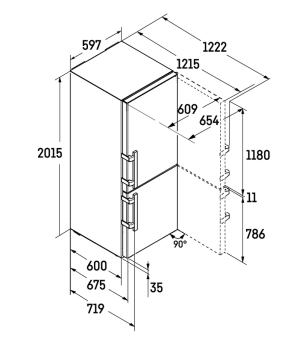 Детальное фото товара: Liebherr CBNdgc 5733-20 001 Plus No Frost BioFresh