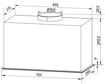 Детальное фото товара: Kuppersberg INLUMIA 60 BG