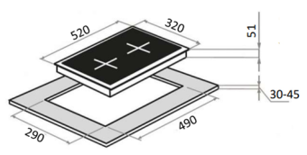 Детальное фото товара: Maunfeld EGHE.32.3EW/G