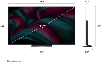 Детальное фото товара: LG OLED77C5RLA.ARUG