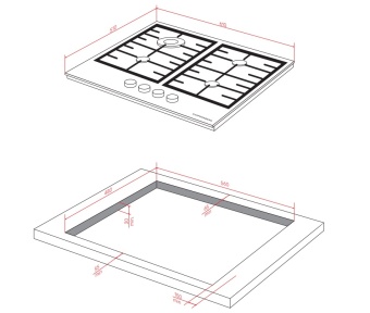Детальное фото товара: Kuppersberg FS 610 W Bronze