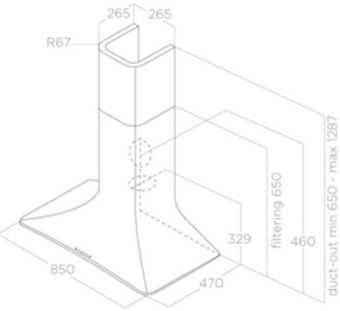 Детальное фото товара: ELICA SWEET PELTROX/A/85+CAM