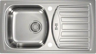 Детальное фото товара: ALVEUS BASIC 150 NAT-90, мойка, нержавеющая сталь