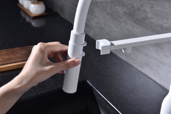 Детальное фото товара: Paulmark Magneto One, смеситель, белый