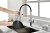 Paulmark GRAVITY, смеситель, хром, черный шланг Детальное фото товара: Paulmark GRAVITY, смеситель, хром, черный шланг