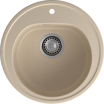 Детальное фото товара: GranFest RONDO GF-R-510, мойка, мрамор, кашемир