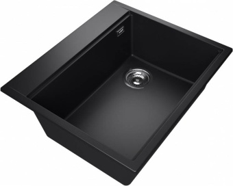 Детальное фото товара: Rivelato TESORO TR-605-R nero, мойка, гранит, черный