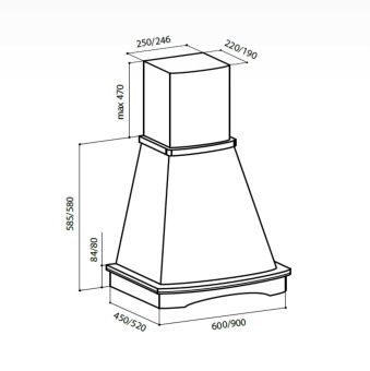 Детальное фото товара: LEX ASTORIA 600 IVORY