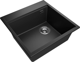 Детальное фото товара: Rivelato TESORO TR-505-R antracite, мойка, гранит, антрацит