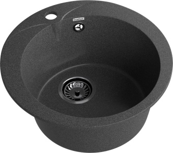 Детальное фото товара: GranFest RONDO GF-R-480, мойка, мрамор, графит