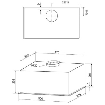 Детальное фото товара: Krona ARVEN 500 WHITE PB V2