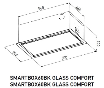 Детальное фото товара: MEFERI SMARTBOX60WH GLASS COMFORT