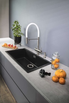 Детальное фото товара: Omoikiri Yamakawa 75-U/I-GR, мойка, керамика, leningrad grey