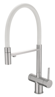 Детальное фото товара: Emar EC-7024WHT Satin, смеситель, сатин