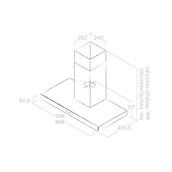 Детальное фото товара: ELICA JOY BLIX/A/90