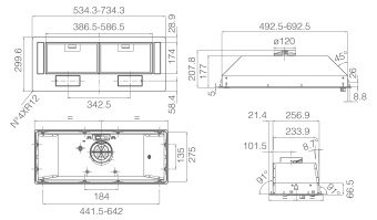 Детальное фото товара: ELICA ERA S BL/A/52