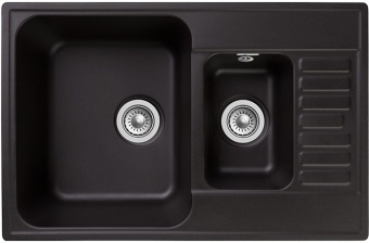 Детальное фото товара: GranFest QUARZ GF-Z21K, мойка, гранит, черный