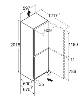 Детальное фото товара: Liebherr CNbed 5703-22 001 Pure NoFrost EasyFresh