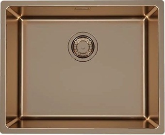Детальное фото товара: ALVEUS KOMBINO 50 MONARCH COPPER SAT-90, мойка, нержавеющая сталь, медь