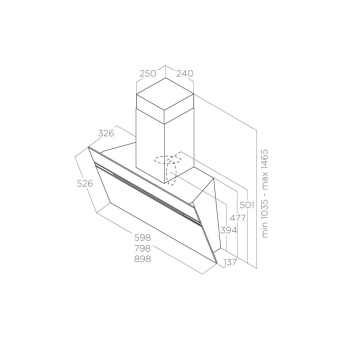 Детальное фото товара: ELICA STRIPE IX/A/60/LX