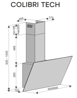 Детальное фото товара: Konigin Colibri Tech White 60
