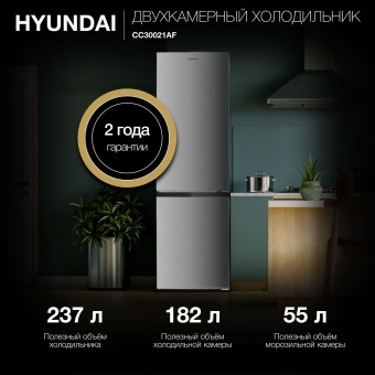 Детальное фото товара: Hyundai CC30021AF нержавеющая сталь