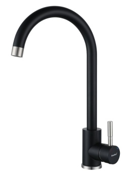 Детальное фото товара: GranFest GF-Z-5410, смеситель, гранит, черный