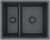 Детальное фото товара: ALVEUS OMNI 50 GRANITAL DEEP BLACK-G90 BE, мойка, гранит, черный матовый (в комп. с сифоном 1149000)