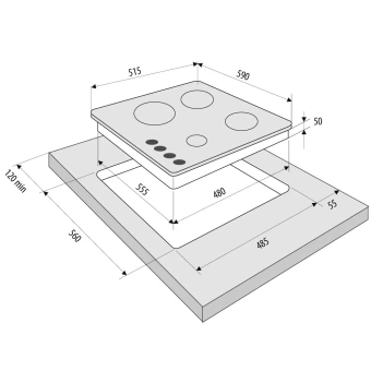 Детальное фото товара: Krona CORNIOLA 60 WH