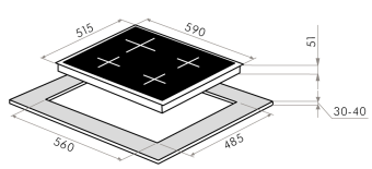 Детальное фото товара: Maunfeld EEHE.64.5EB/KG