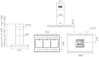 Детальное фото товара: ELICA ADÉLE IS @ BLMAT/A/90x60