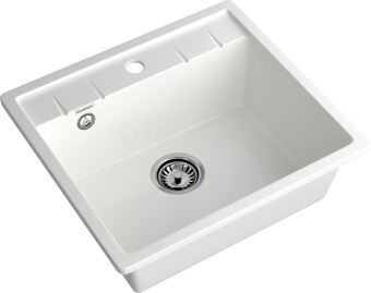 Детальное фото товара: GranFest QUADRO GF-Q-561, мойка, мрамор, иней