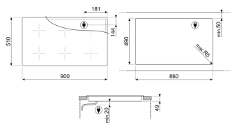 Детальное фото товара: Smeg SIM3964MWH