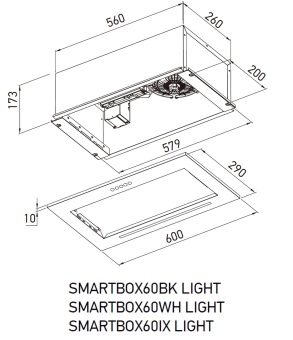 Детальное фото товара: MEFERI SMARTBOX60IX LIGHT