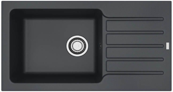 Детальное фото товара: ALVEUS GRANITAL NIAGARA 90 G91 CARBON, мойка, гранит, карбон (с сифоном 1130548)