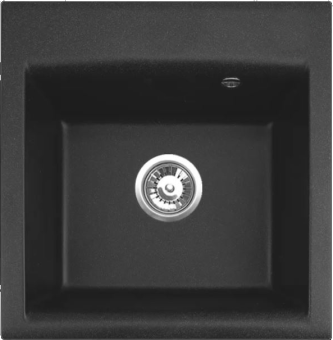 Детальное фото товара: ALVEUS GEM 10 GRANITAL G91, мойка, гранит, черный (в комплекте с сифоном 1130548)