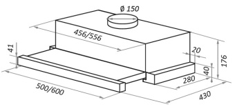 Детальное фото товара: Maunfeld VS Fast (Glass) 60 Beige