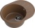Детальное фото товара: GranFest RONDO GF-R-580 L, мойка, мрамор, терракот
