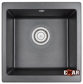 Детальное фото товара: Emar EMQ-1455.P, мойка, гранит, антрацит
