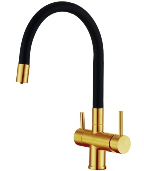 Детальное фото товара: Emar EC-3015 PVD Golden, смеситель, золото
