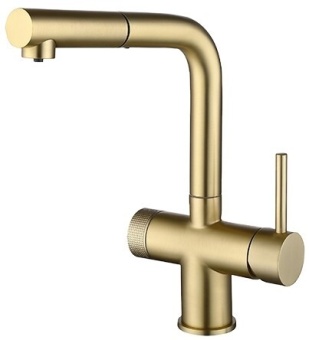 Детальное фото товара: Emar EC-7026 Matt Gold, смеситель, матовое золото