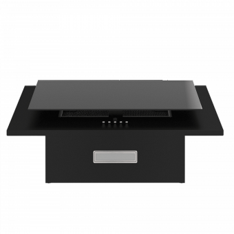 Детальное фото товара: Elikor Коралл 50П-430-К3Д черный/черн.стекло