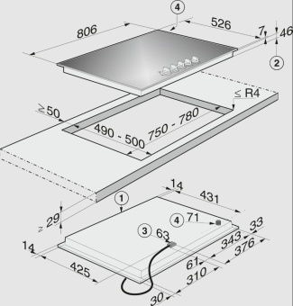 Детальное фото товара: Miele KM 3034-1