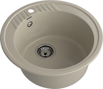 Детальное фото товара: GranFest RONDO GF-R-520, мойка, мрамор, топаз