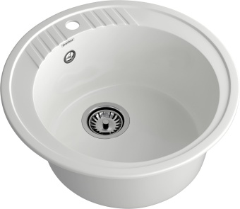 Детальное фото товара: GranFest RONDO GF-R-520, мойка, мрамор, иней