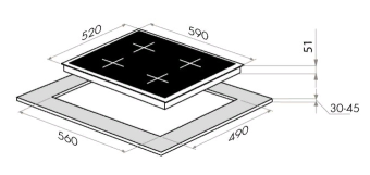 Детальное фото товара: Maunfeld EEHS.642VC.3CS/KG